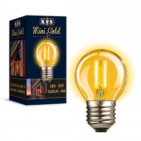 Mini gold LEDlampe